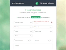 Tablet Screenshot of mediasrv.com